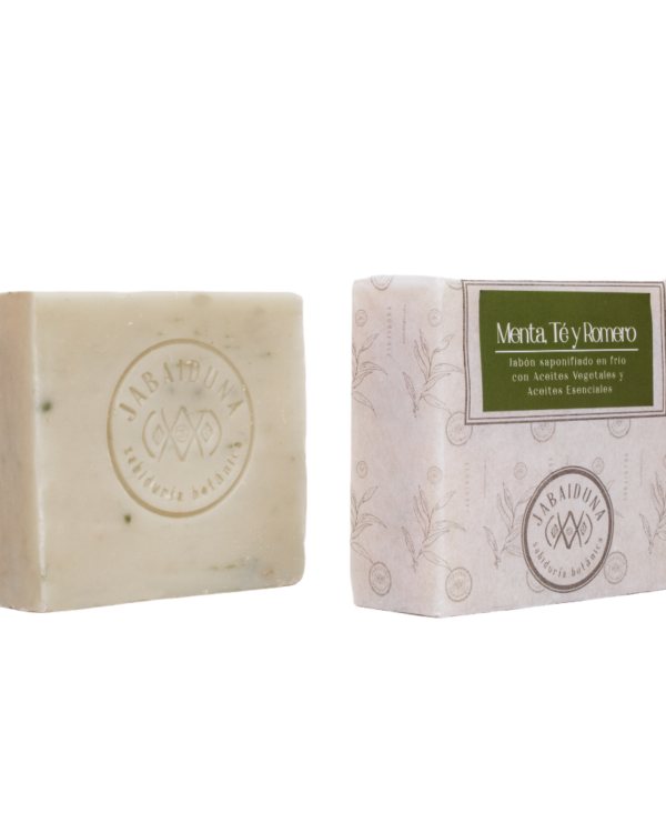 Jabón Vegetal de Menta, Té y Romero 152 gr