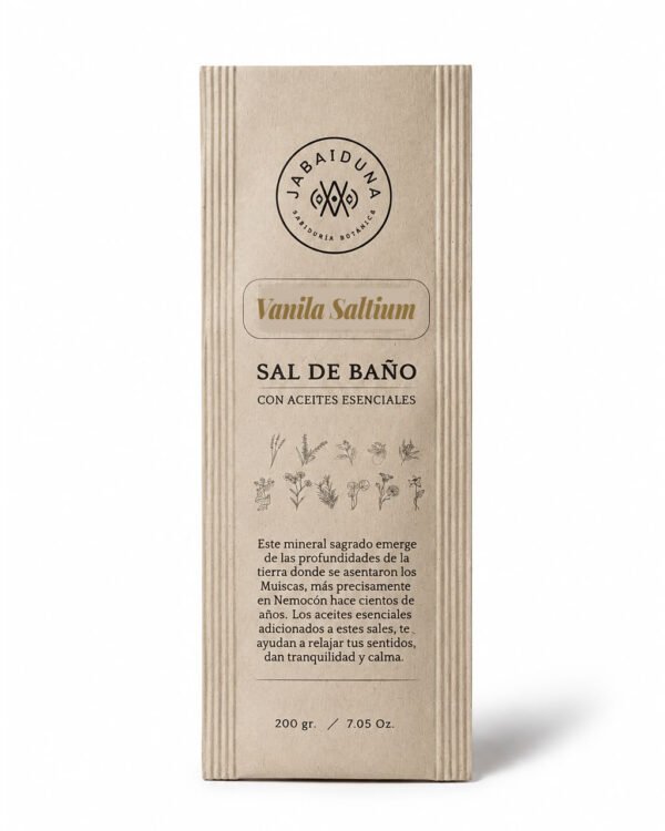Sal de Baño Vanila Saltium 200 gr