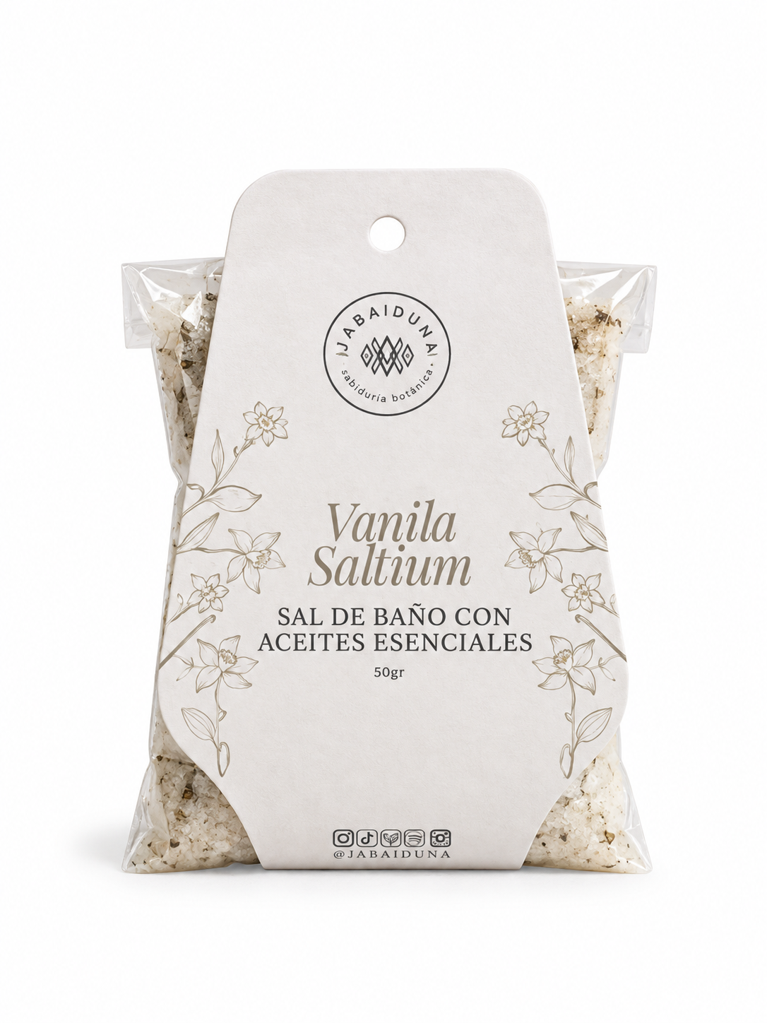 Mini Sal de Baño Vanila Saltium 50gr