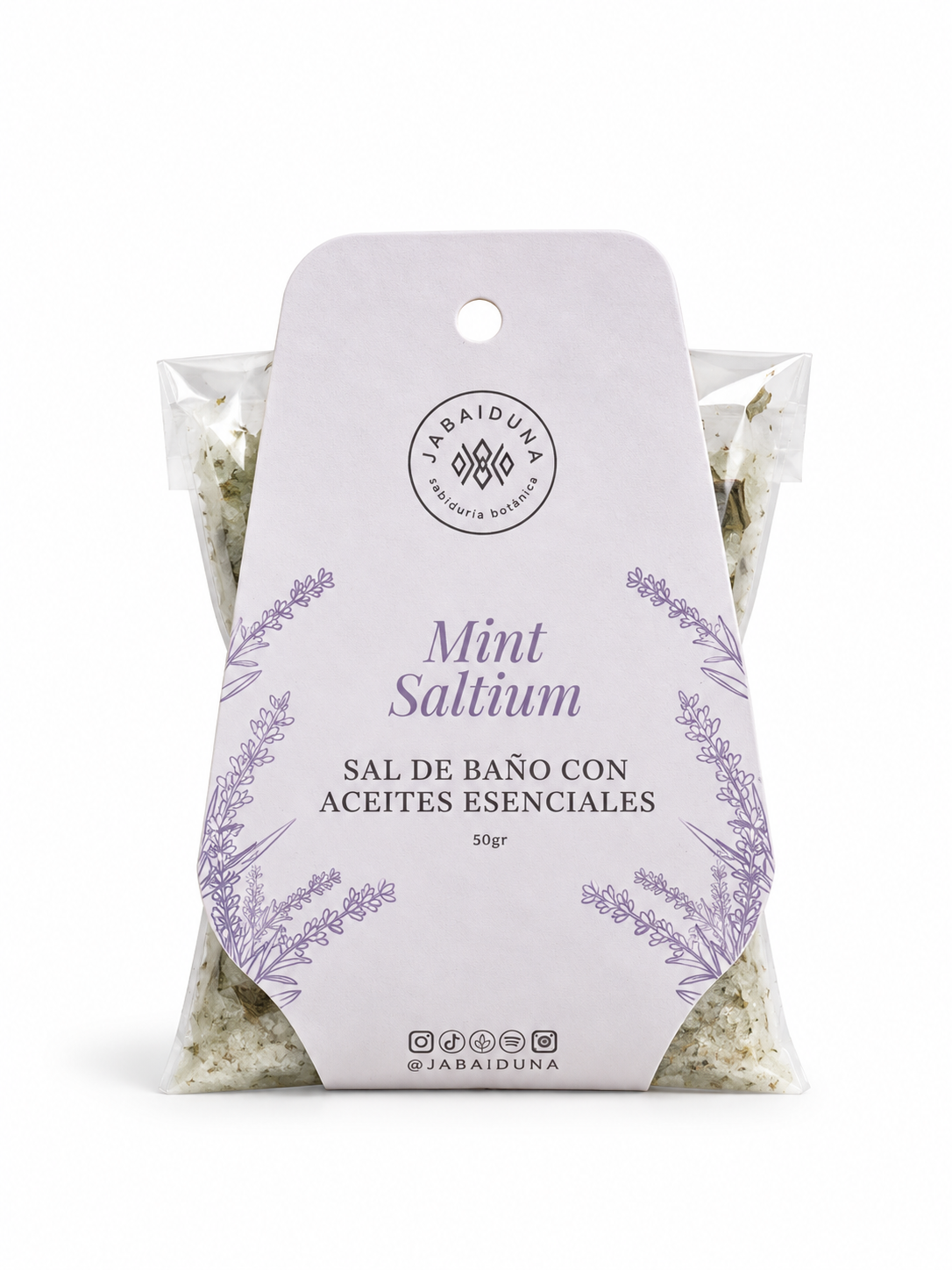 Mini Sal de Baño Mint Saltium 50 gr