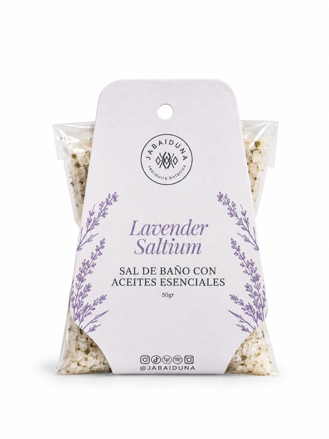 Mini Sal de Baño Lavender Saltium 50 gr